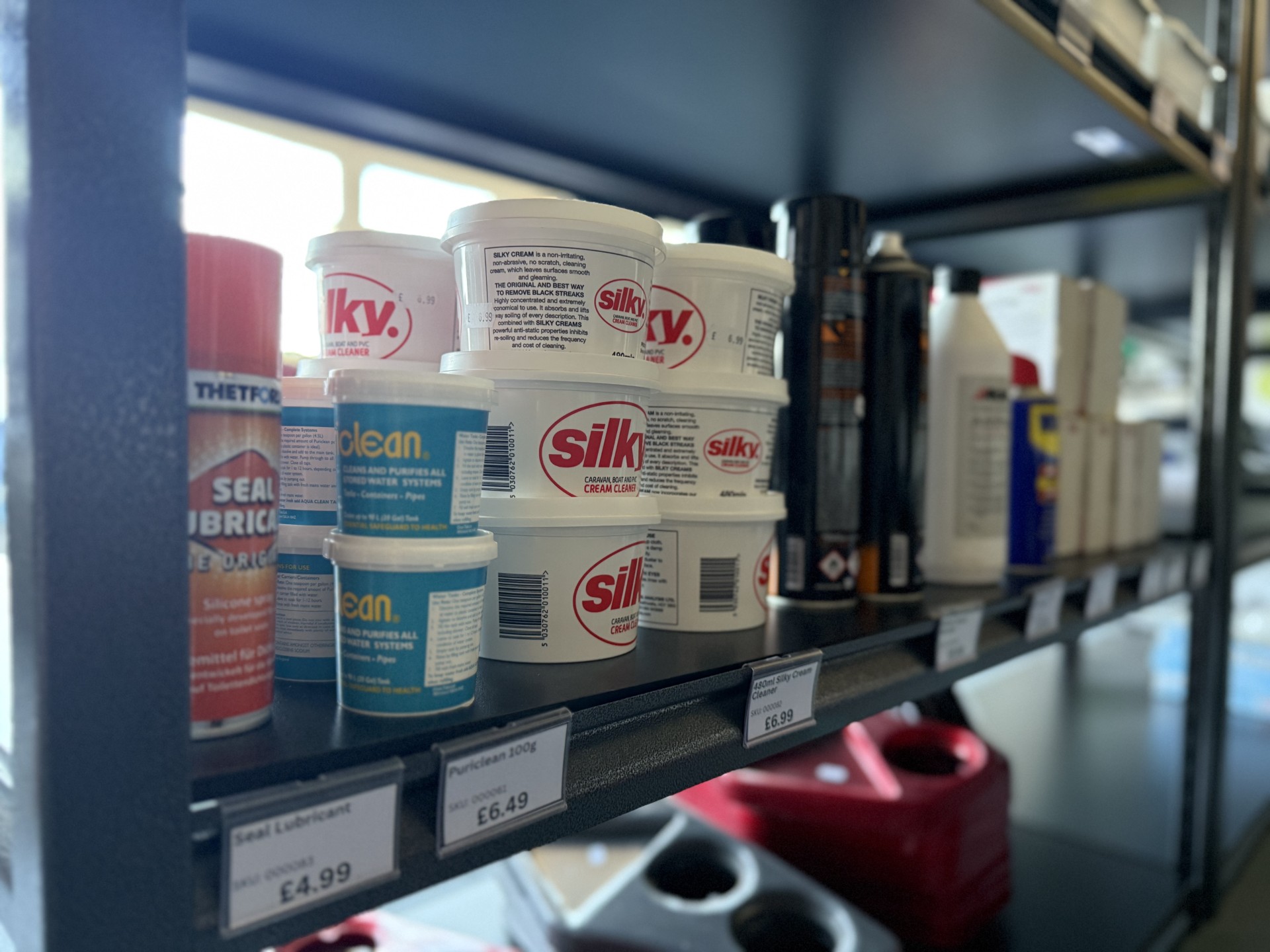 rv shop accessories lubricants