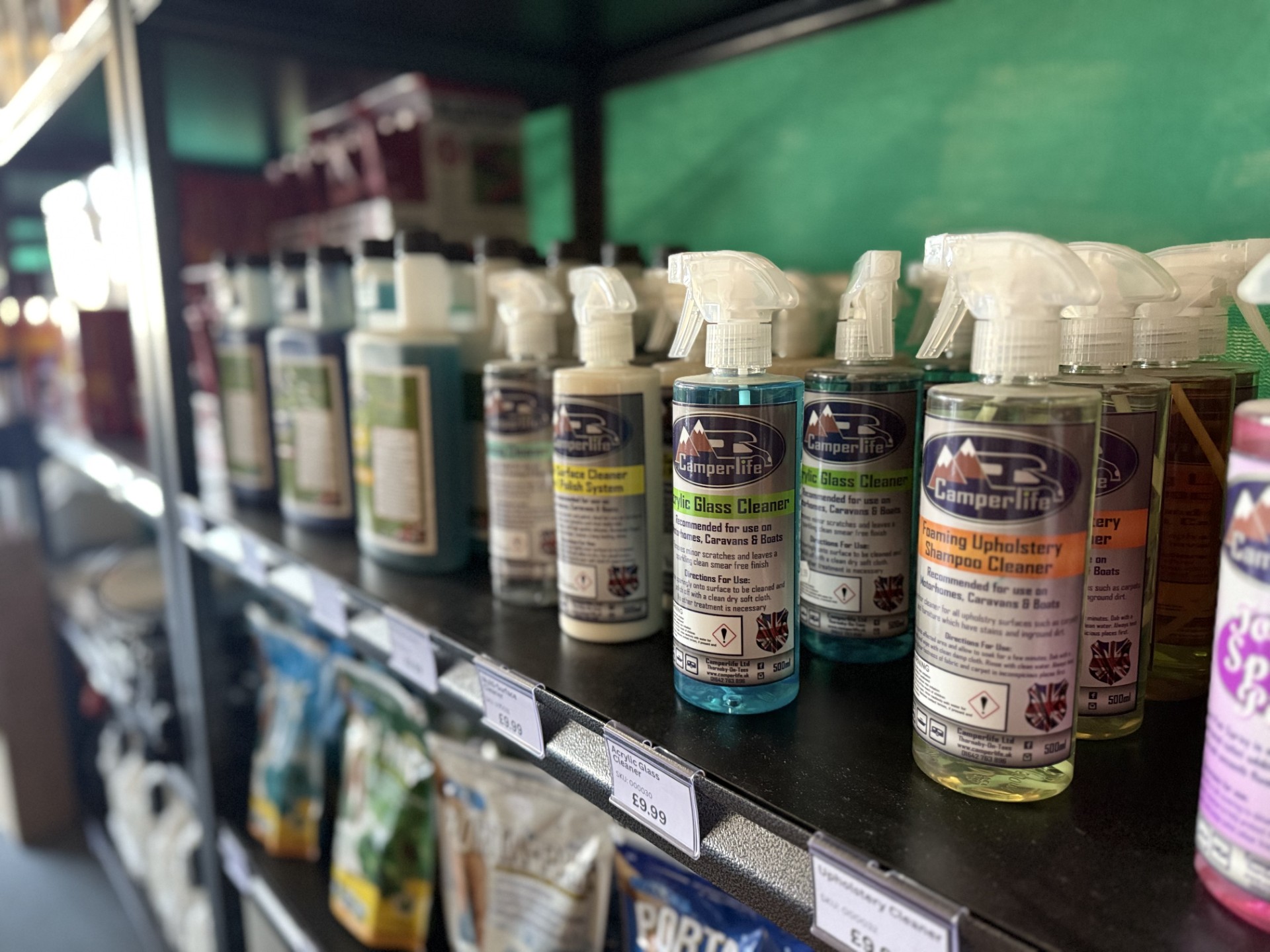 rv shop accessories sprays